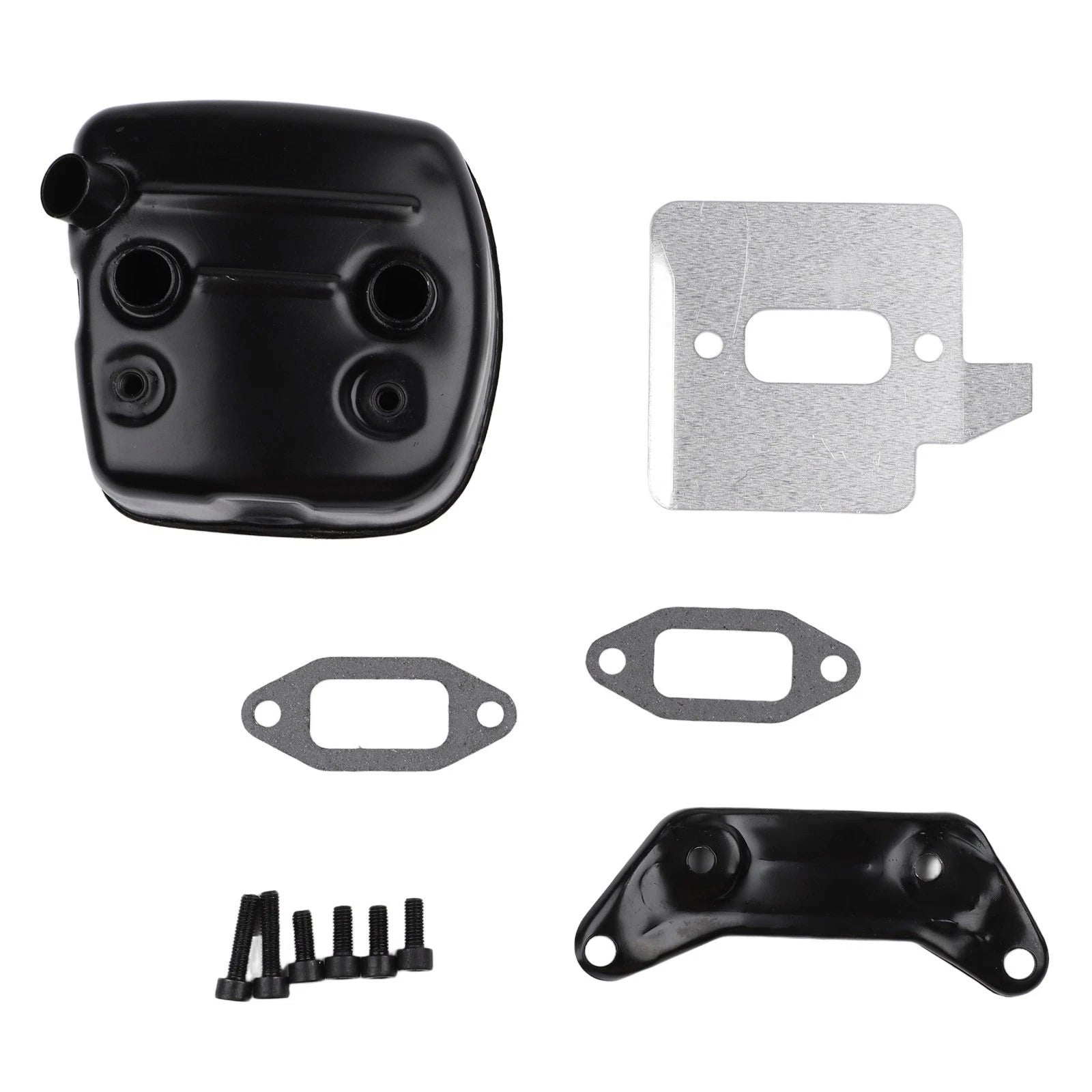 Set of 4 Exhaust Muffler Bracket Gaskets for Husqvarna 362 365 371 372 372XP