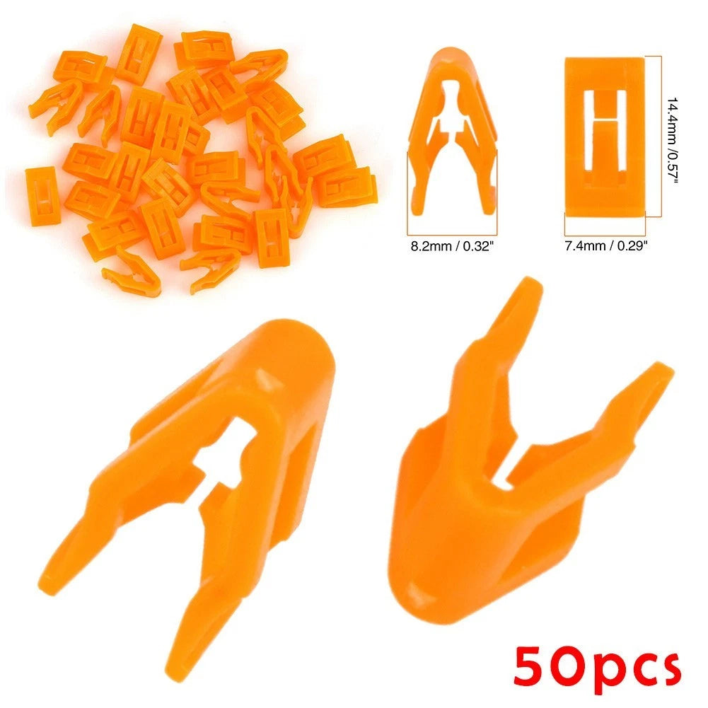 50PCS Dashboard Trim Metal Retainer Clips for Universal Vehicles