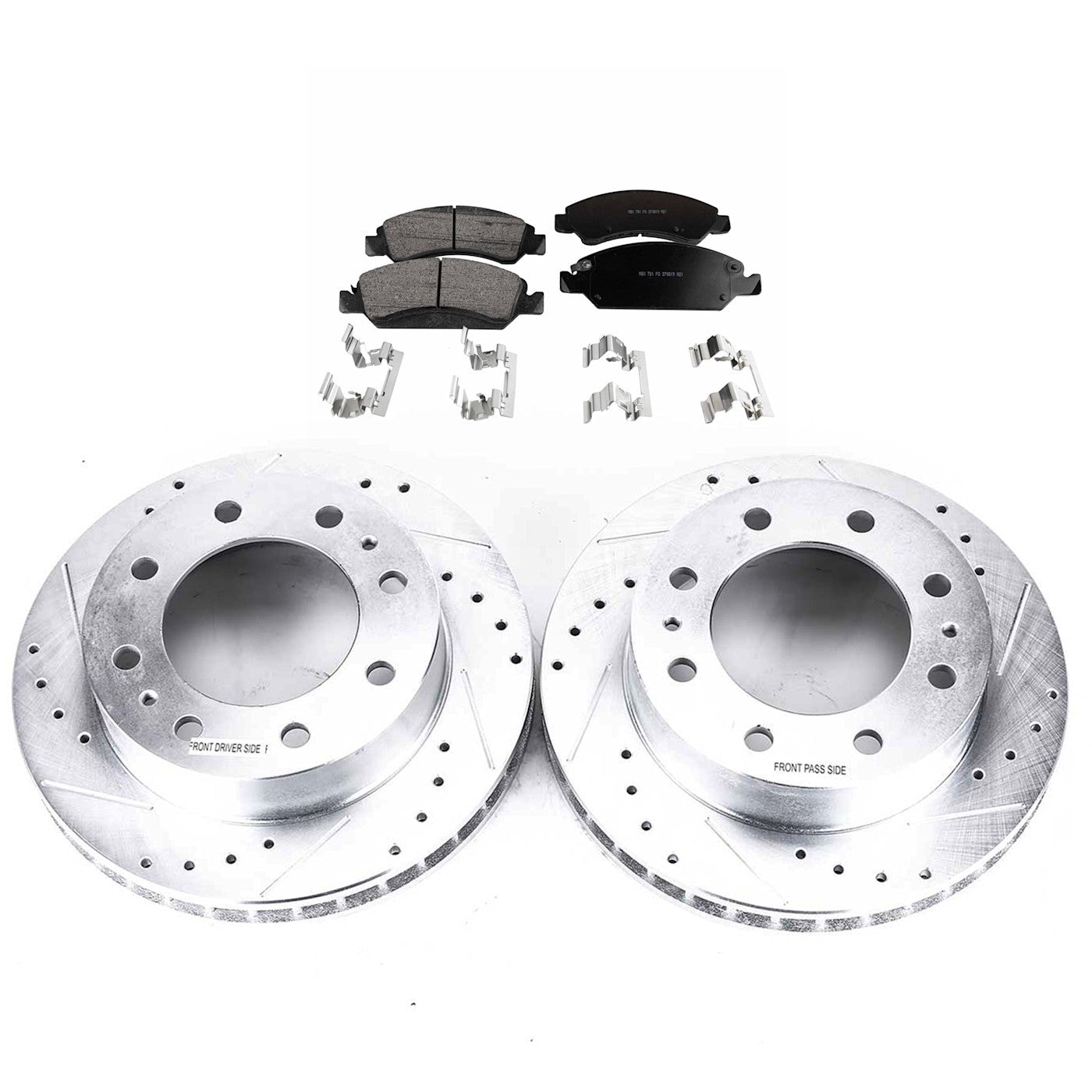 2X Brake Disc and Pad Kit for GMC (Front)