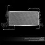 Aluminum Radiator for Chevrolet Cruze (2016–2019) DPI 13684