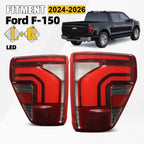 Pair LED Tail Lights for Ford F-150 (2024–2026) Left + Right W/BLIS