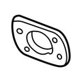 Radiator Support Tie Bar Spacer for BMW 323Ci 325Ci 330Ci M3 (2000–2006)