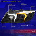 LED Halo Projector Headlight for BMW 3-Series (2009–2012)