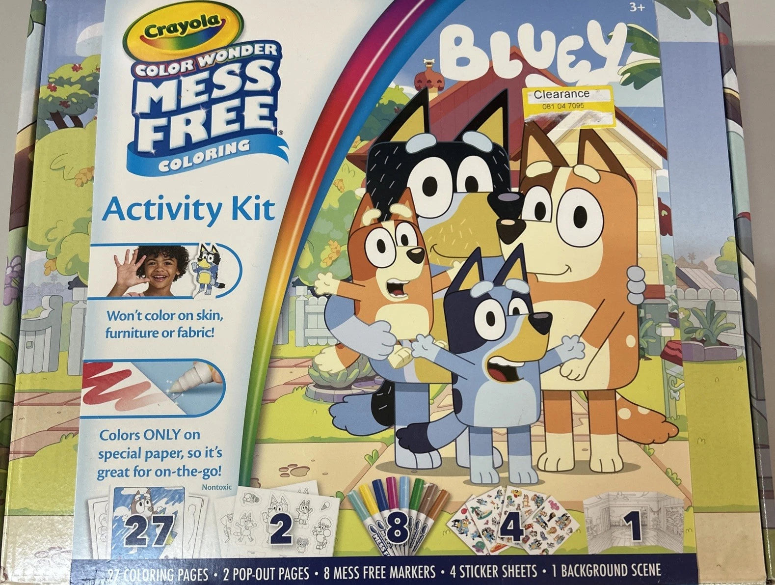 Set of 4 Color Wonder Activity Sets for Bluey (2023)