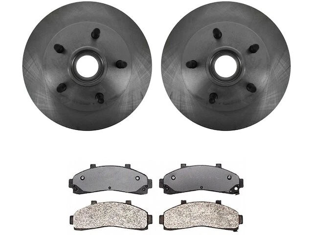 Front Brake Pad and Rotor Kit for Mazda B3000 RWD (1995–1996) RY753NN