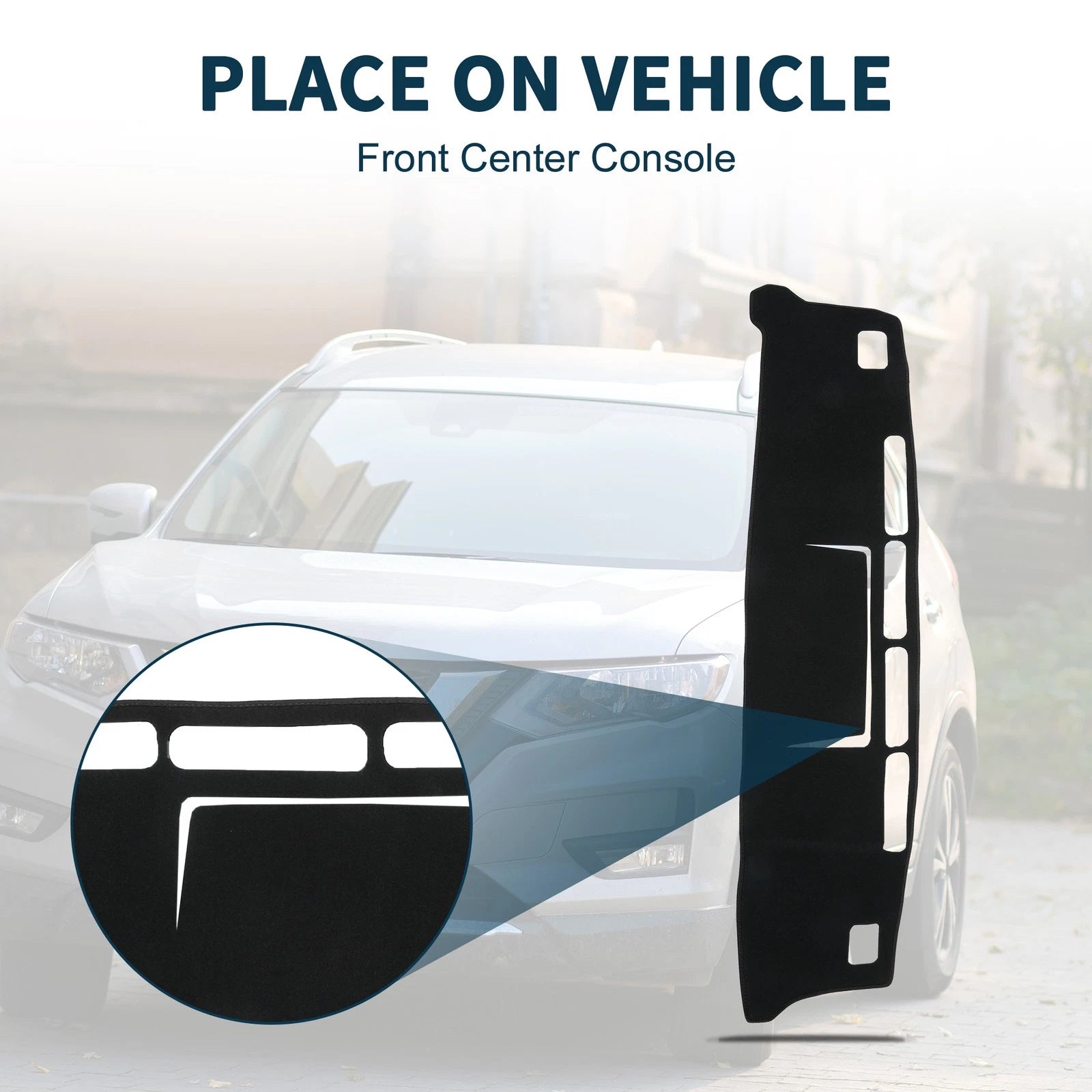Dashboard Dash Cover Mat for Nissan NV350 Caravan E26 (2012–2024) Black