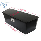 Truck Tongue Tool Box for Flatbed Trailers (35" x 12.2" x 11.8") Black
