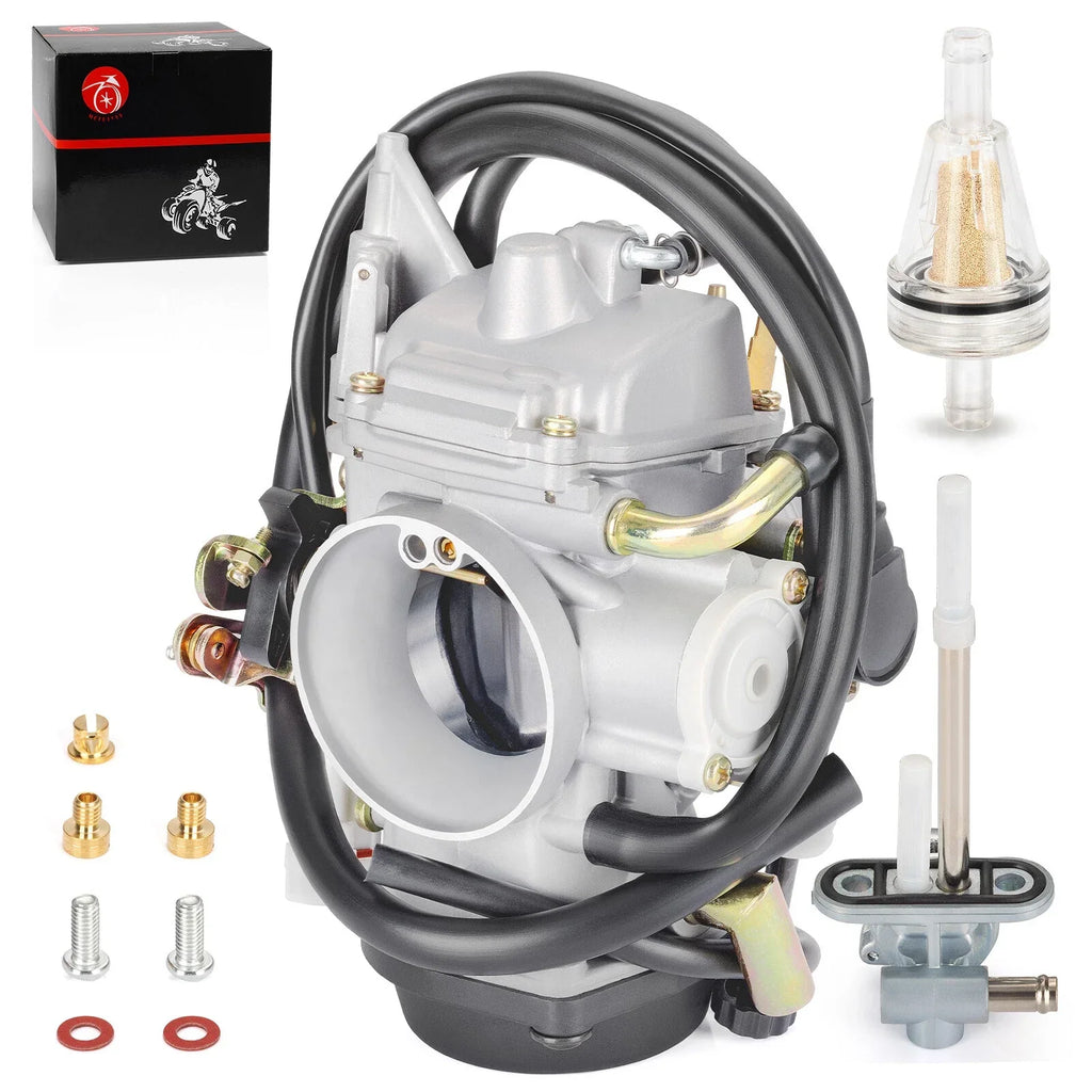 Carburetor w/ Fuel Valve Petcock for Yamaha Road Star 1700 (2004–2007)