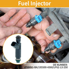 1 Pc Fuel Injector No.V195500-4360 for Mazda 3 i 2.0 (2004–2005)