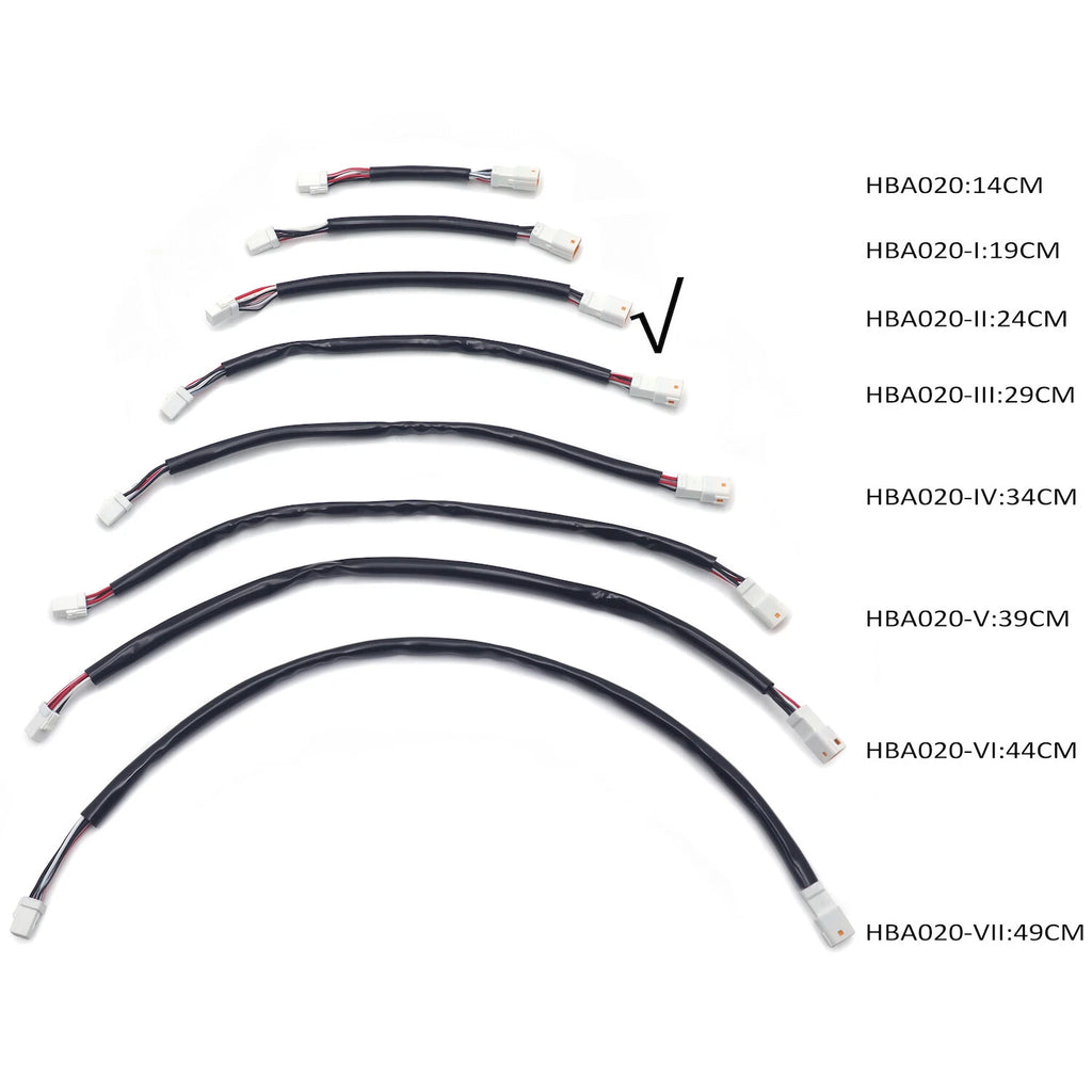 8" Electronic Throttle Handlebar Wiring Extension for Harley Touring Softail (2016–2022)