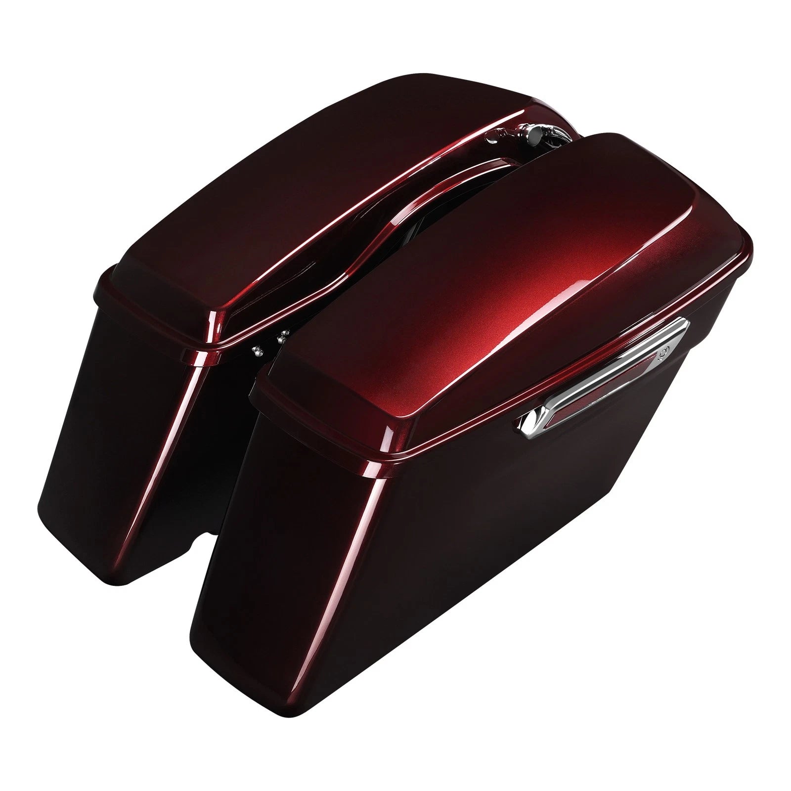 Hard Saddlebags for Harley CVO Road Street Glide (2014–2024) 23 Twisted Cherry