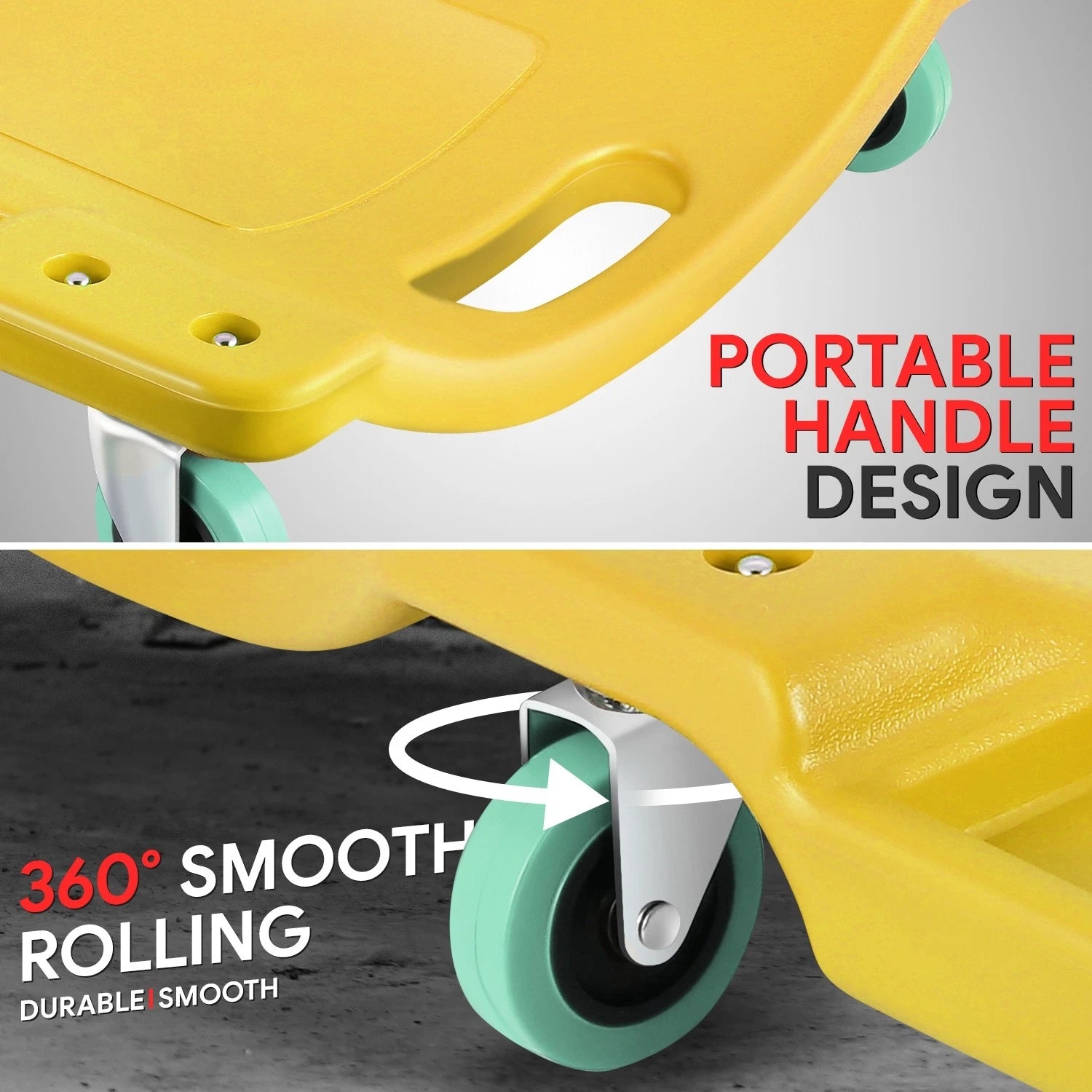 40" Ergonomic Automotive Creeper for Mechanics (HDPE)