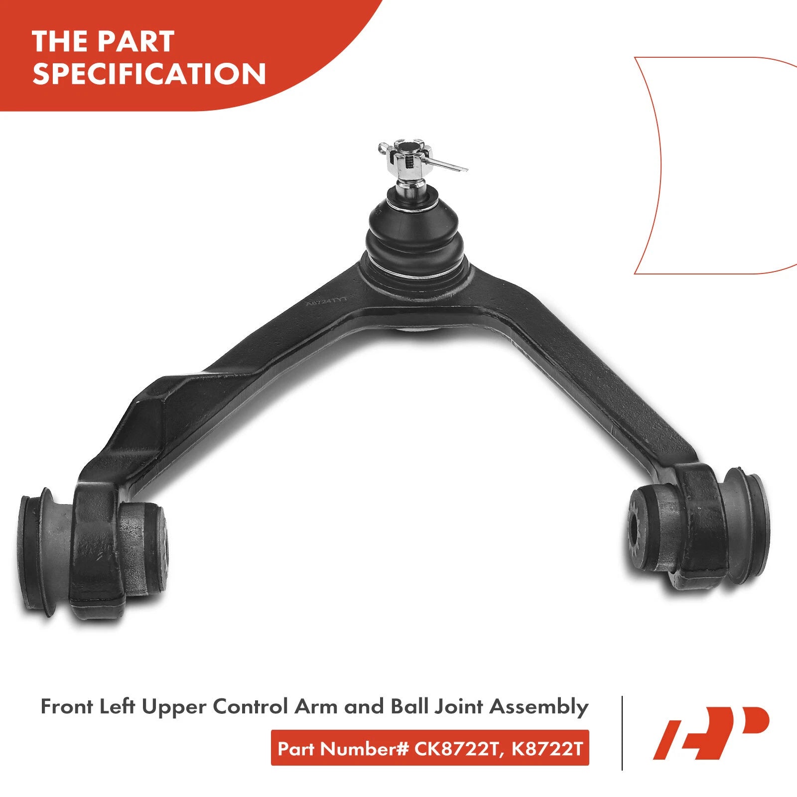 6pcs Wheel Hub Bearing Control Arm Ball Joint Kit for Ford Expedition (2003–2023)