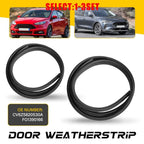 Set of 2 Front LH+RH Door Body Mount Weatherstrip Rubber Seal for Ford Focus (2012–2018)