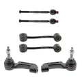 Set of 4 Mevotech Supreme Tie Rod Ends & Sway Bar Links for Nitro (2007)