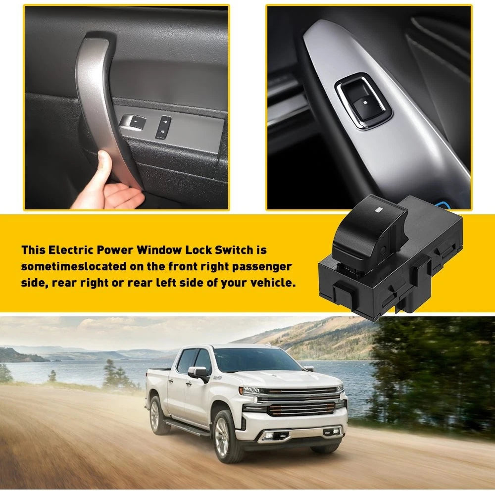 Set of 3 Master Power Window Switches for Chevrolet Silverado GMC Sierra