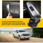 Set of 3 Master Power Window Switches for Chevrolet Silverado GMC Sierra
