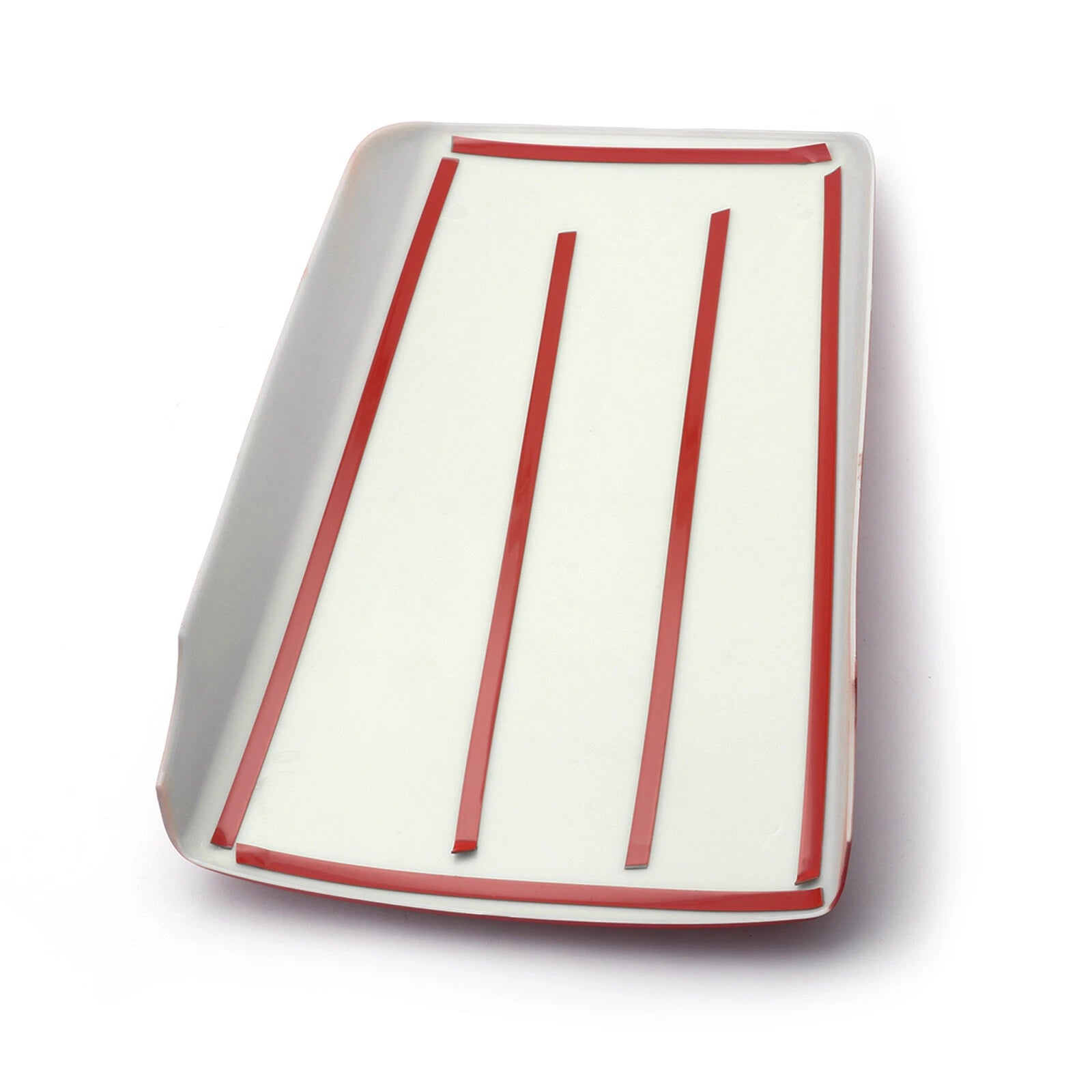 Red ABS Center Armrest Box Panel Cover Trim for Honda Accord (2018-2022)