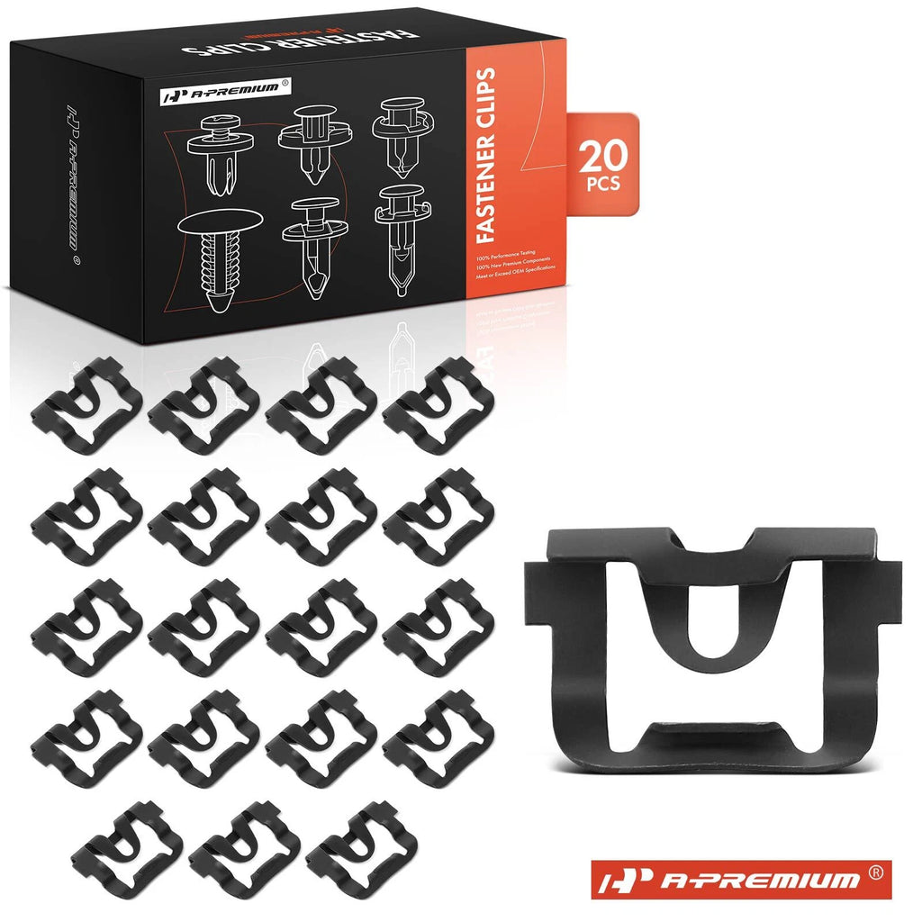 20Pcs Metal Rear Window Reveal Moulding Clips for GM