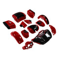 Fairings Body Work Kit for Harley Road Glide (2015–2024) Billiard Red/Vivid Black
