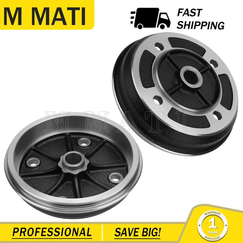 2 Pack Front Brake Drums for Kawasaki UTV KAF540 KAF620B Mule (2020–2030)