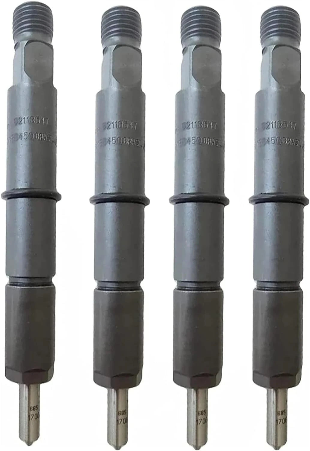 Set of 4 Fuel Injectors 0432193450 02113547 for Volvo D4D KHD DEUTZ TCD2012