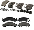 Set of 4 Front Rear Brake Pads for Chevy GMC C3500HD (1999–2007)