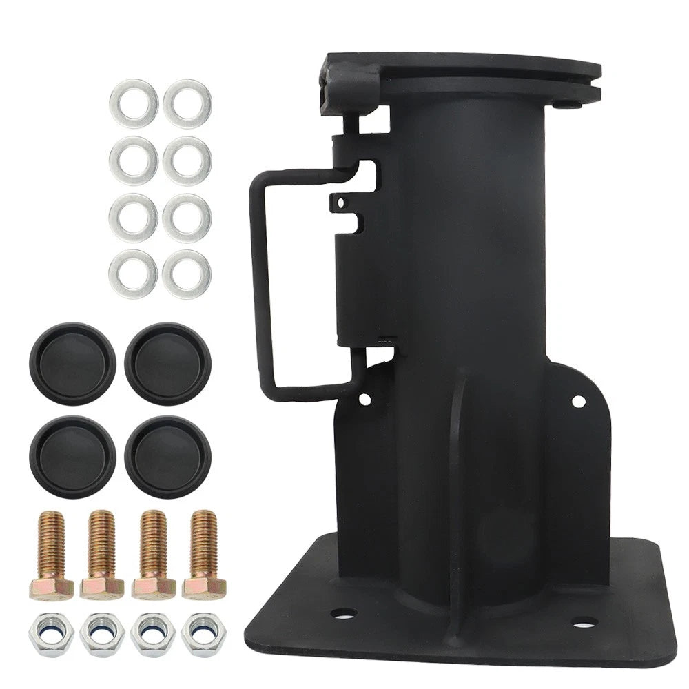 Gooseneck Ball Fifth Wheel Adapter for Camper RV Trailer (15")