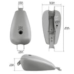 2.6Gal Gas Fuel Tank for Harley Sportster XL883 1200 (2004–2006)