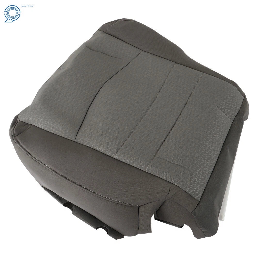 Car Seat Cloth Cover for Dodge Ram 1500 2500 3500 (2013–2018) Driver Side Grey