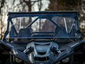 SuperATV Heavy Duty Scratch Resistant Windshield for Yamaha YXZ (2017–2023)