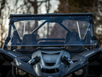 SuperATV Heavy Duty Scratch Resistant Windshield for Yamaha YXZ (2017–2023)