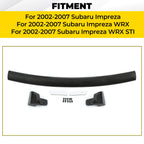 Carbon Fiber Rear Window Roof Spoiler for Subaru Impreza WRX STI (2002–2007)