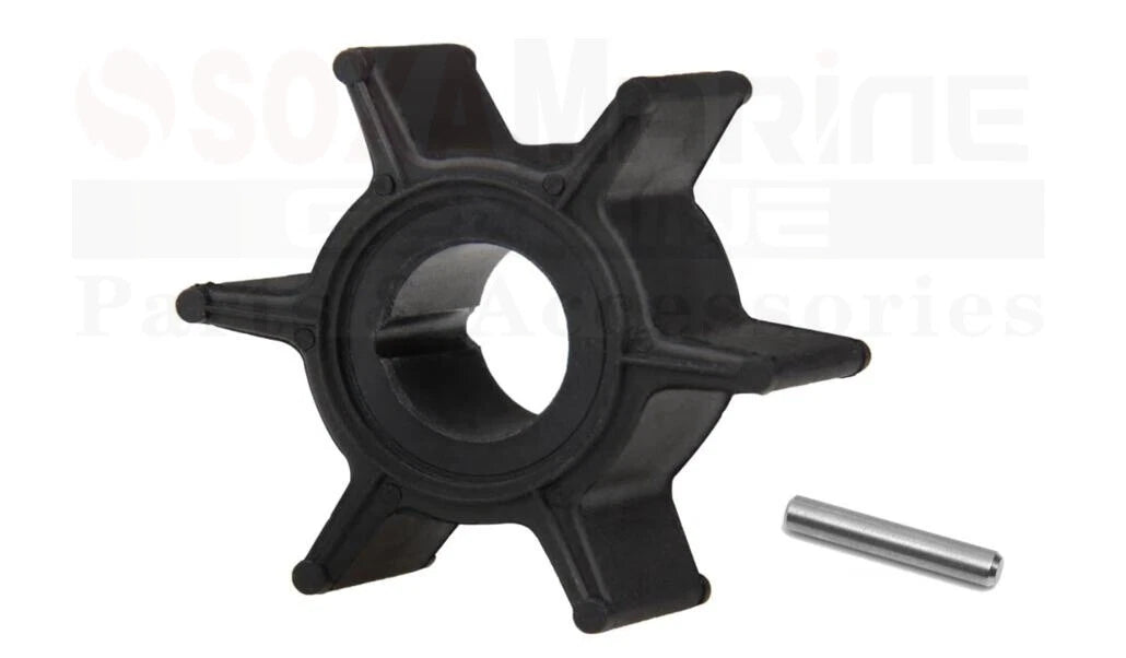 Water Pump Impeller w/ Key for Mercury Mariner 4hp 5hp (18-3098, CEF 500377)