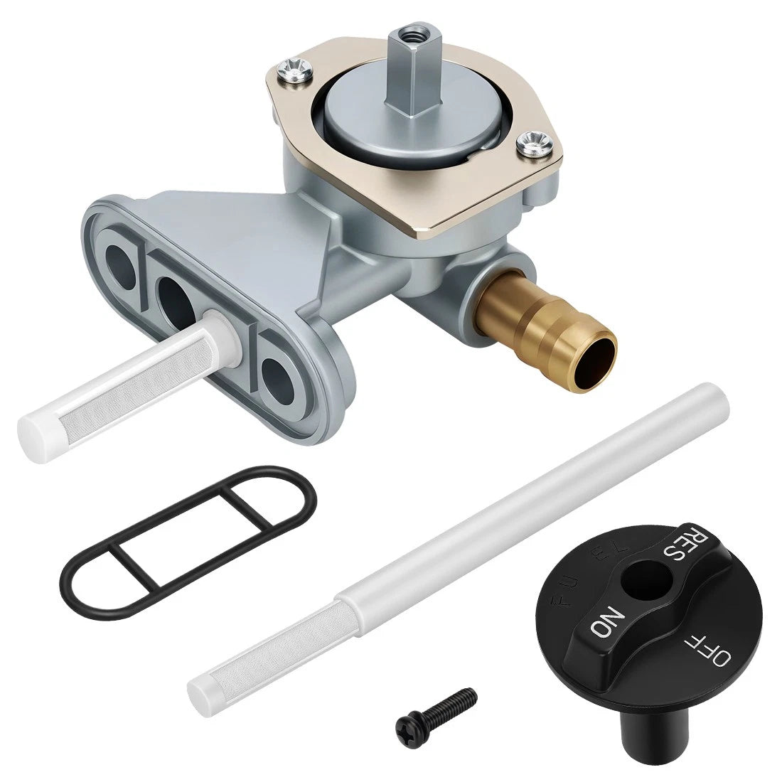 Fuel Tap Assembly and Handle for Kawasaki Ninja ZX-6R ZX-9R (1998–2003)