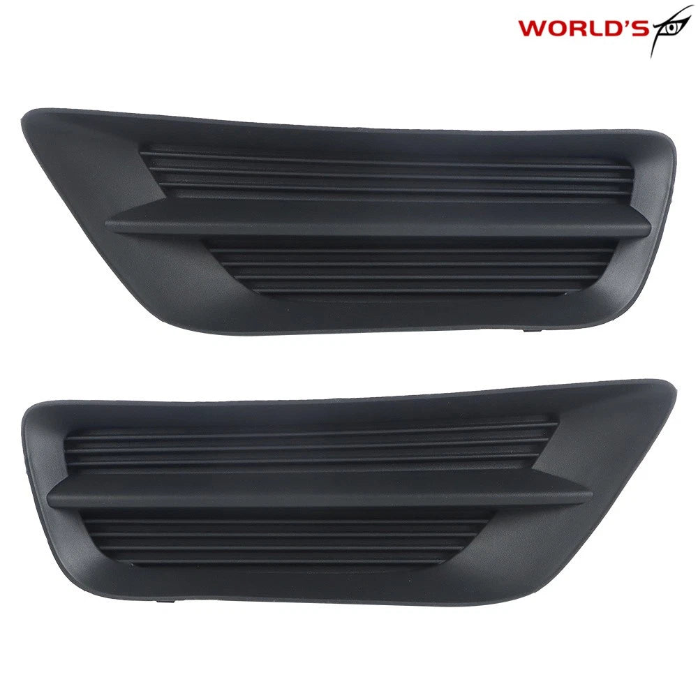 Set of 2 Black Fog Light Covers for Honda Accord Sedan (2013–2015)
