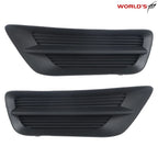 Set of 2 Black Fog Light Covers for Honda Accord Sedan (2013–2015)