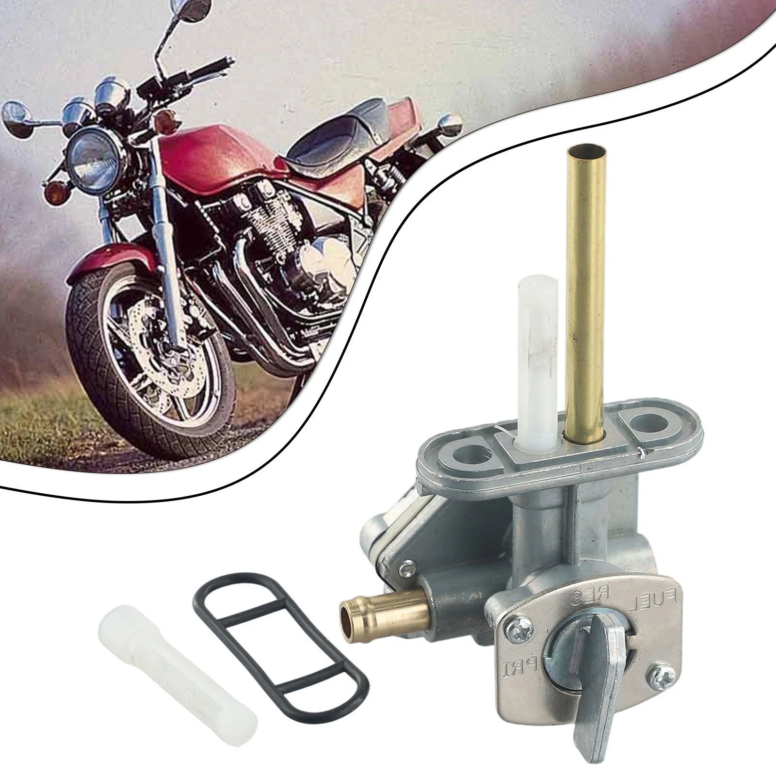 Fuel Petcock Gas Tank Switch for Kawasaki EN500 Vulcan 500 (1991–2006)