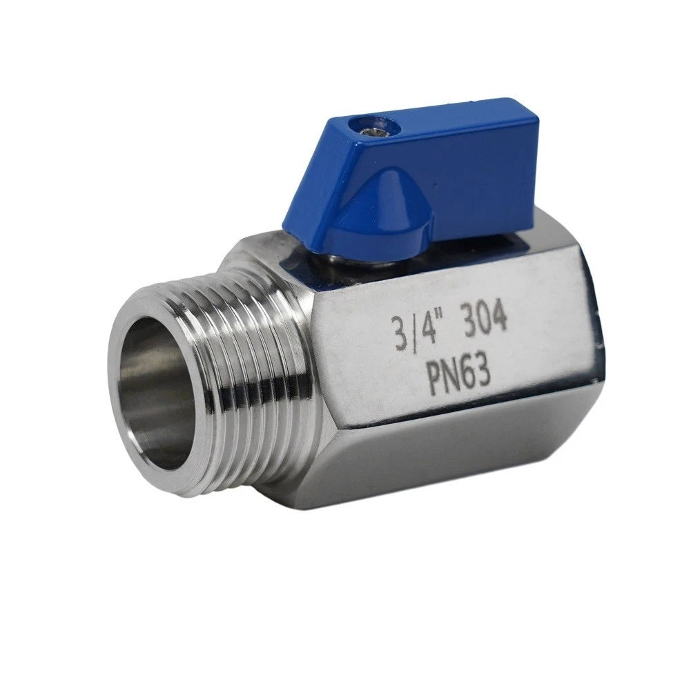304 Stainless Steel Ball Valve for Various Applications (3/4 in)