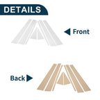 8 Pcs Door Pillar Window Trim for Honda Odyssey (2005–2008) Chrome