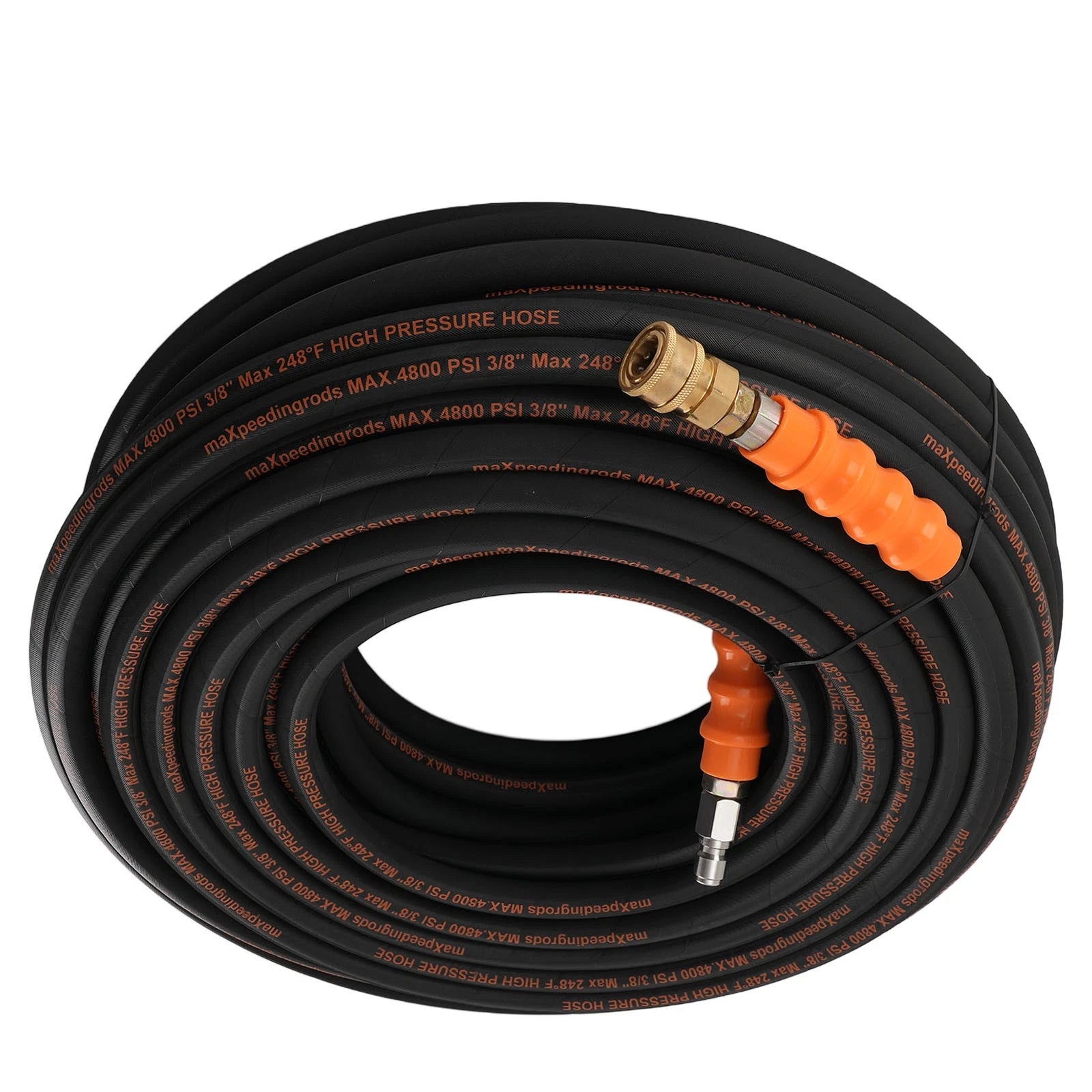 150 Feet Pressure Washer Hose 3/8" M22-14mm 4800PSI Steel Wire Braid