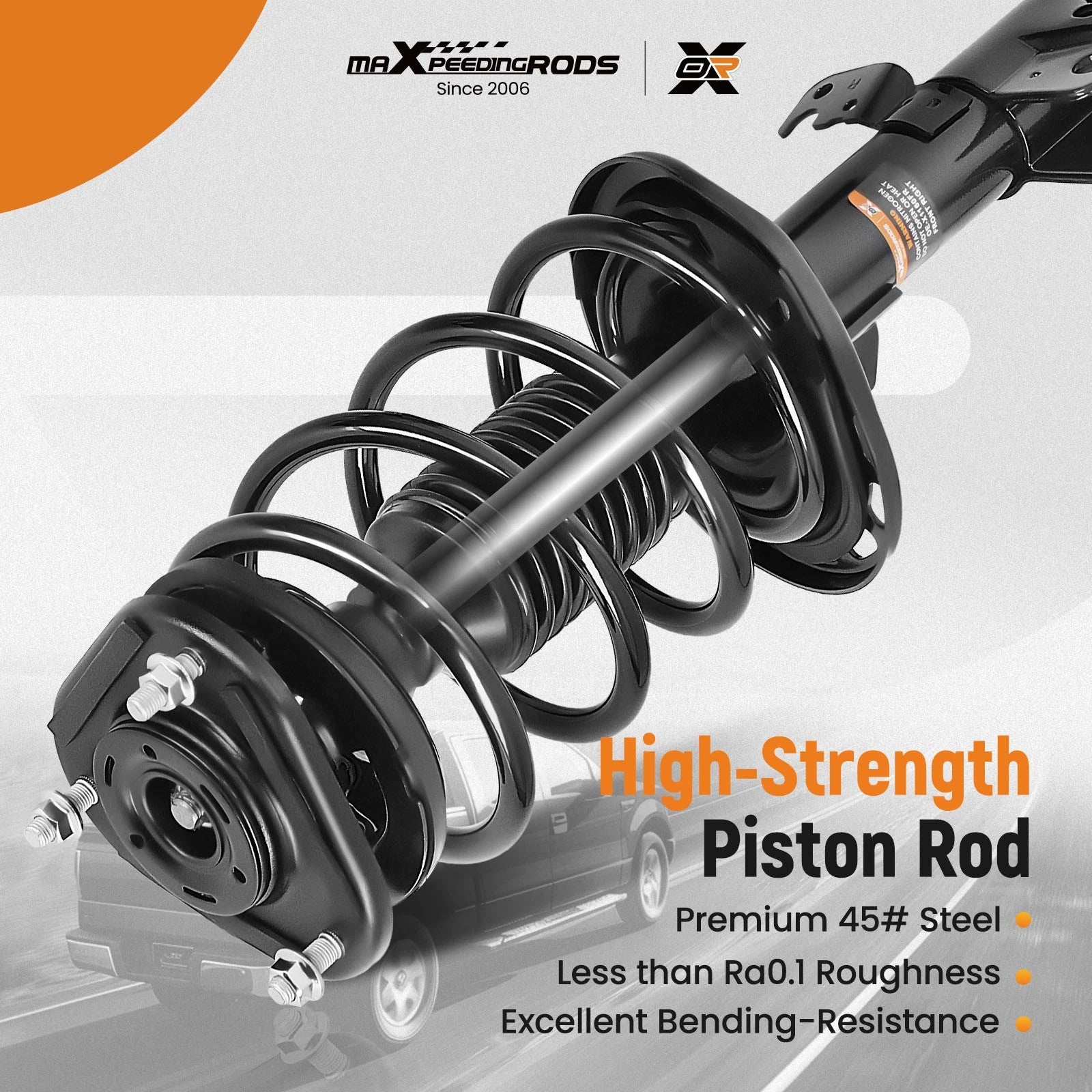 2X Front Strut Coil Spring Assembly for Toyota Corolla (2014–2019) 172989