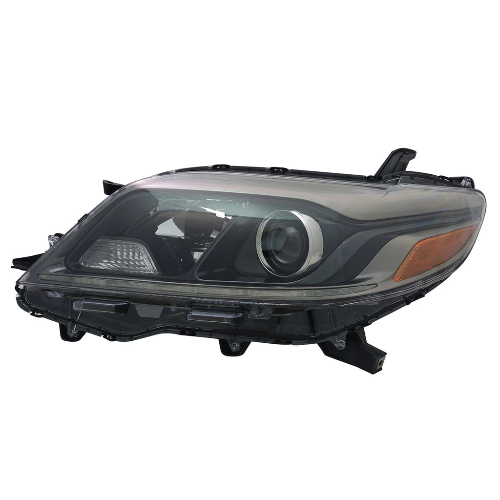 Replacement Driver Side Halogen Headlight Assembly with LED for LED Toyota (2007–2014)