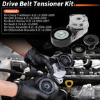 Set of 1 Drive Belt Tensioner Kit for Chevy Trailblazer 4.2L L6 (2002–2009) 12573024