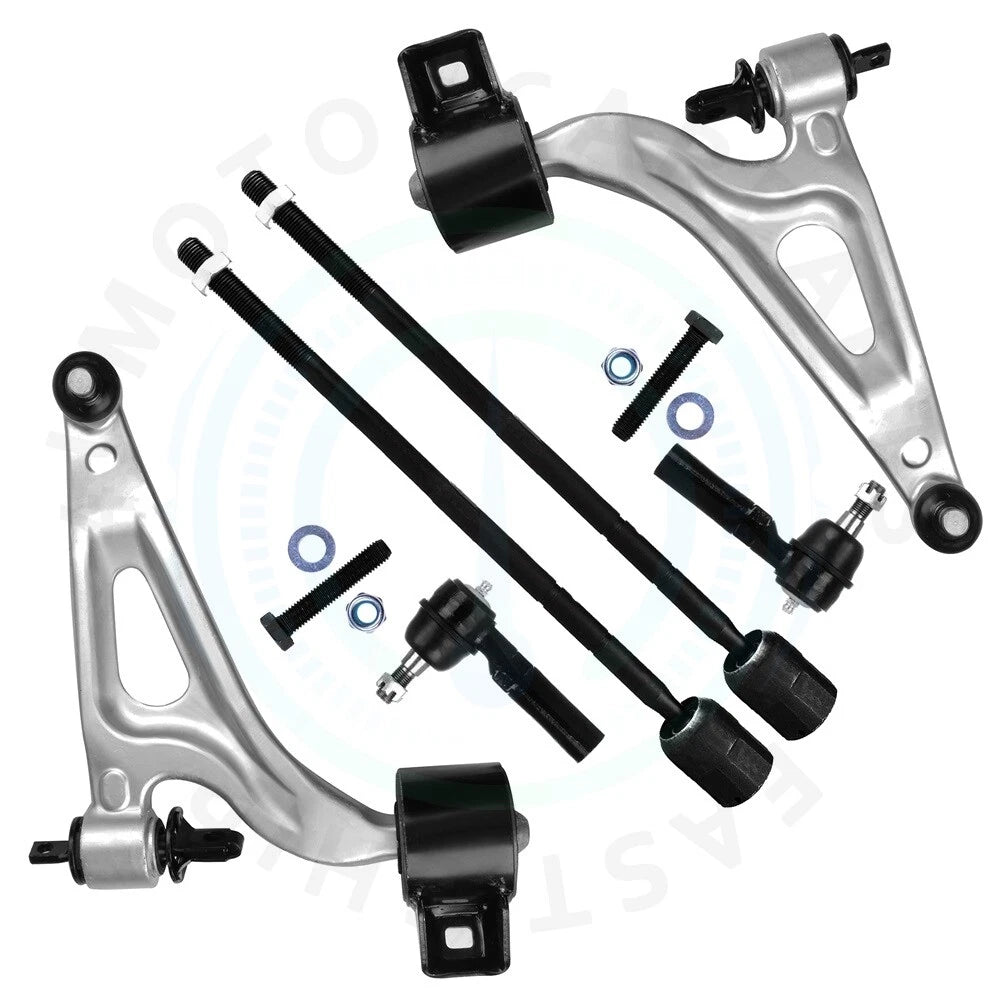 Set of 6 Control Arm Ball Joints Tie Rods for Ford Freestar Mercury Monterey (2004–2007)