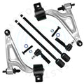 Set of 6 Control Arm Ball Joints Tie Rods for Ford Freestar Mercury Monterey (2004–2007)