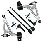 Set of 6 Control Arm Ball Joints Tie Rods for Ford Freestar Mercury Monterey (2004–2007)