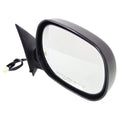 Set of 2 Power Mirrors for Dodge Dakota (1997–2000) Textured Black Manual Folding