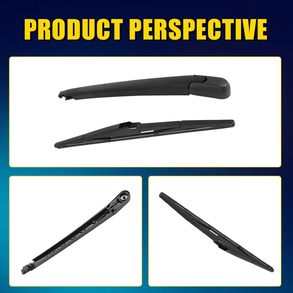 Set of 2 Rear Windshield Wiper Blade Arms for Mazda CX-9 (2009–2020) 14"