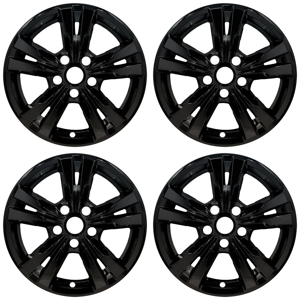 17" Gloss Black Wheel Skins for 2010-2017 Chevy Equinox - UQSK0165